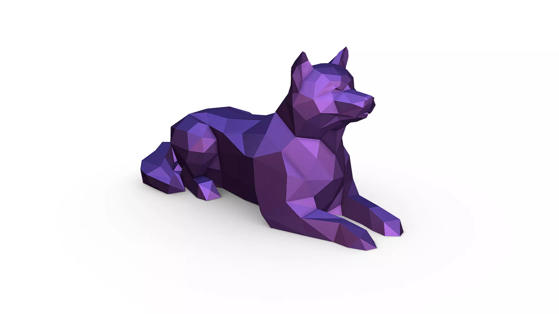 shiba inu 3D print model_0