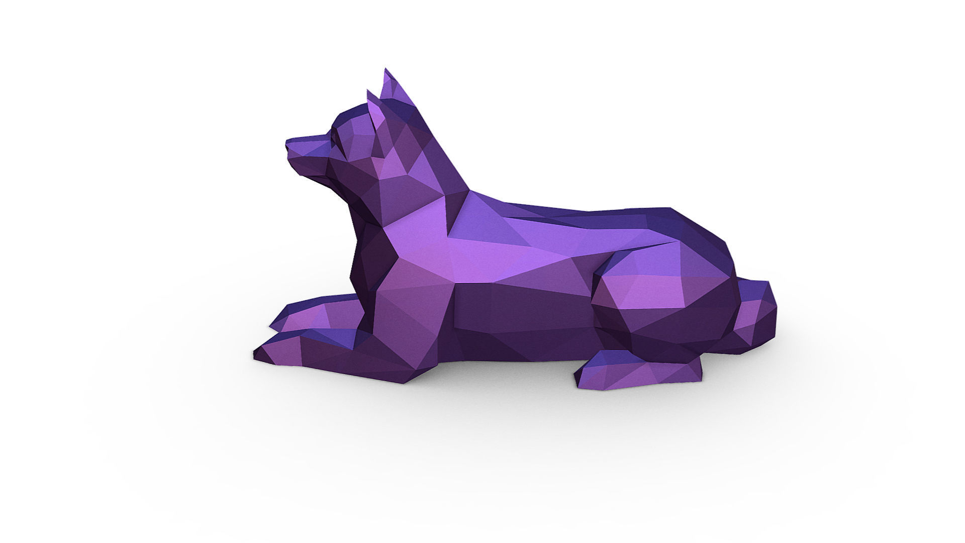 shiba inu 3D print model_3