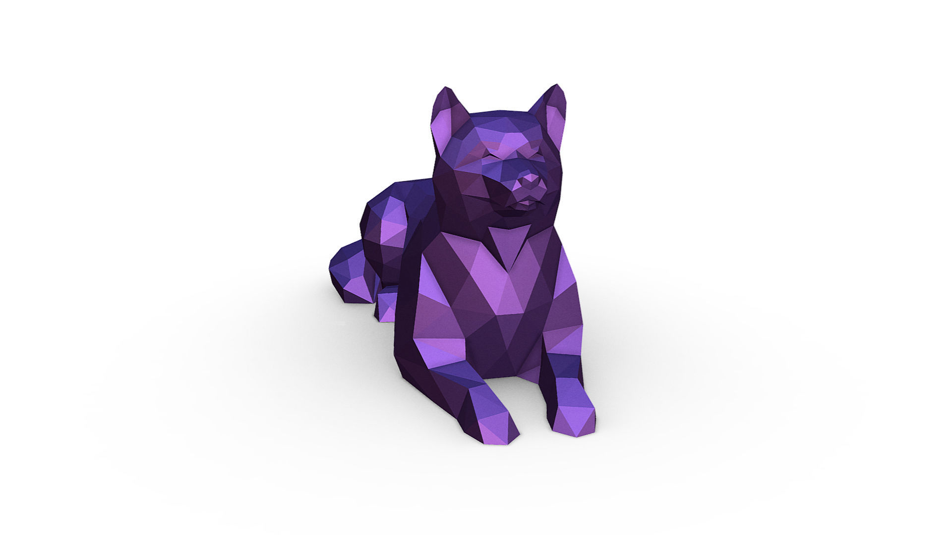 shiba inu 3D print model_1