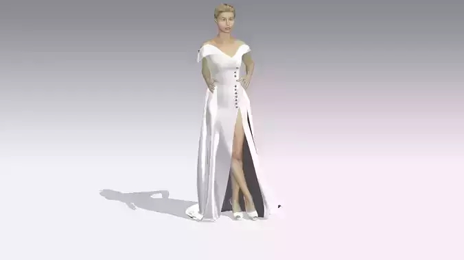 DRESS PRINCESS COLLAR WIDE NECKLINE JACKET DRESS BUTTON DETAIL 