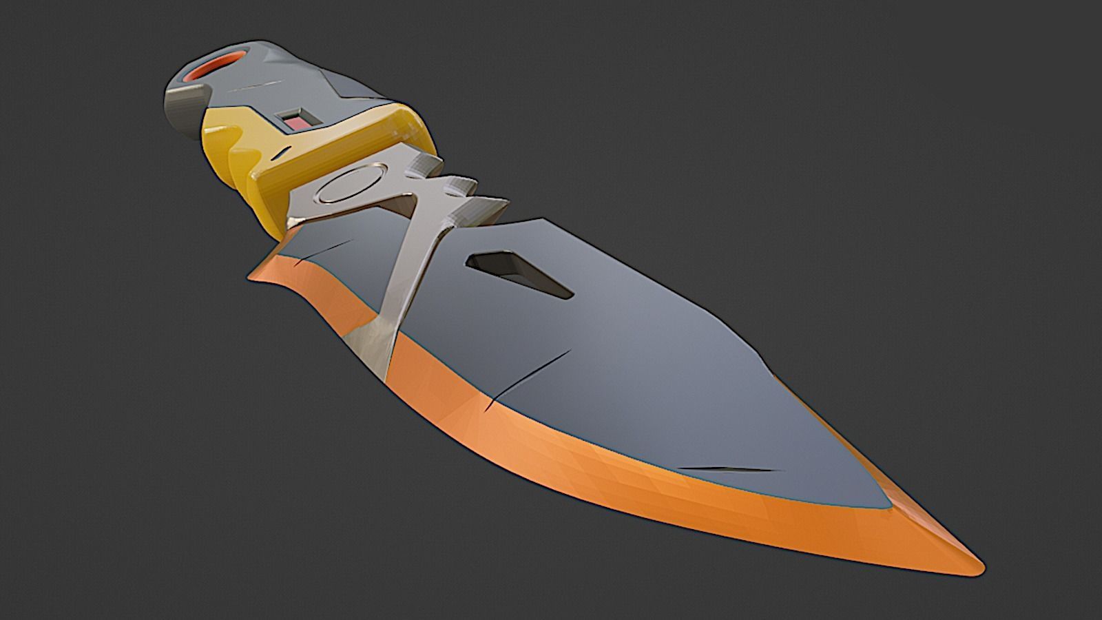 Overwatch - Hinotori Kiriko kunai 3D print model_1