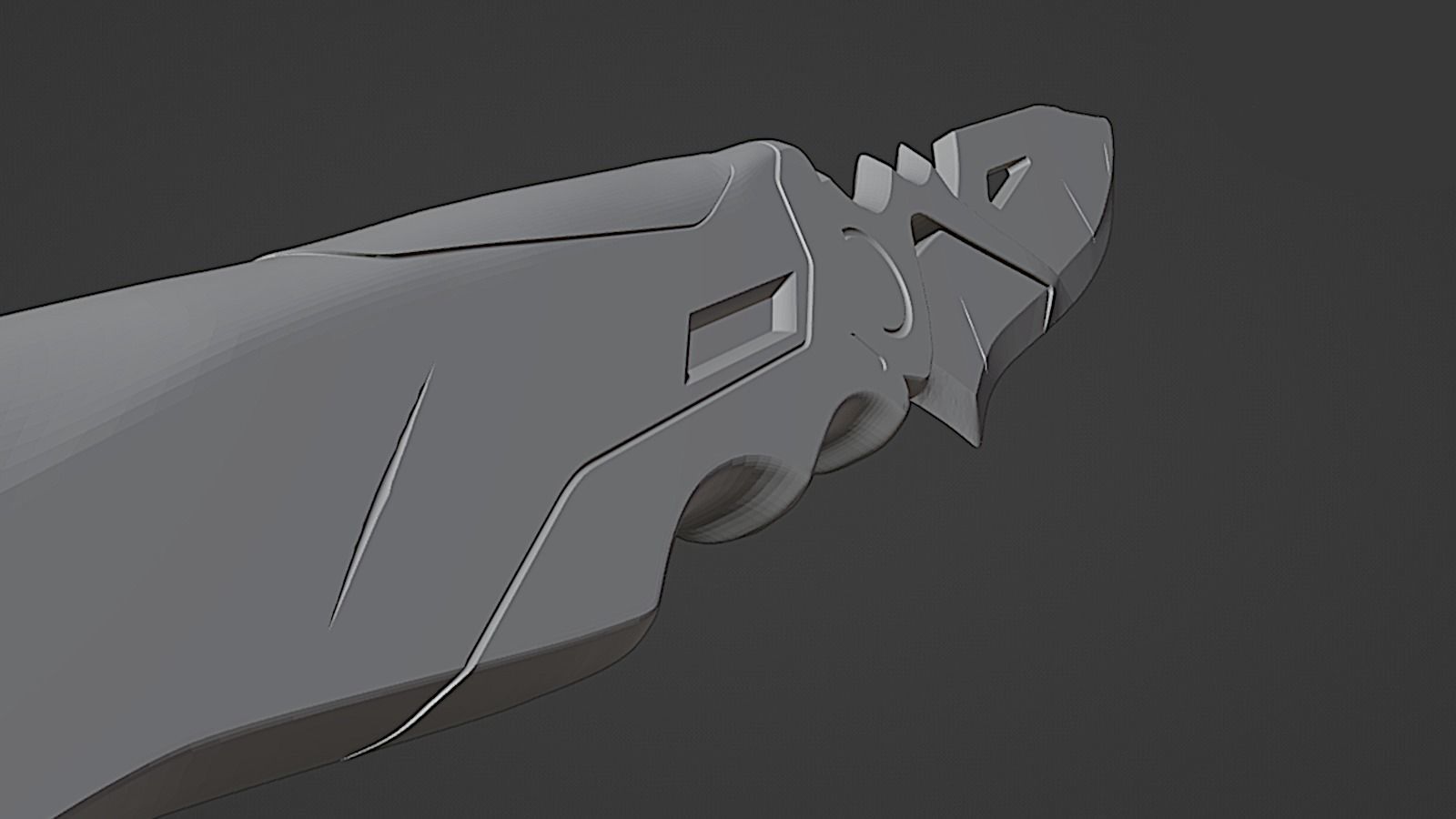 Overwatch - Hinotori Kiriko kunai 3D print model_6