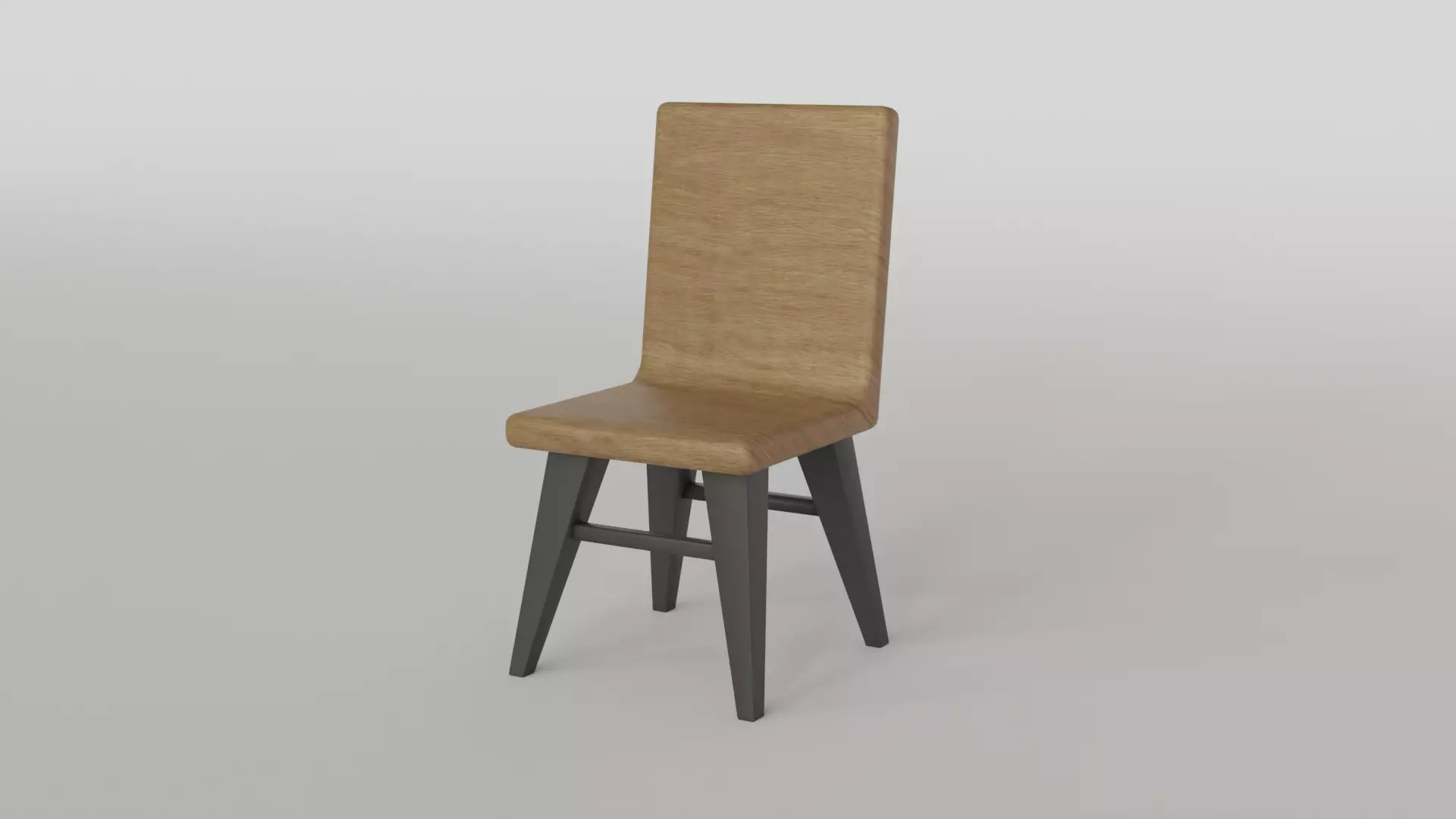 Modern Chair Game ready Low-poly 3D model_0