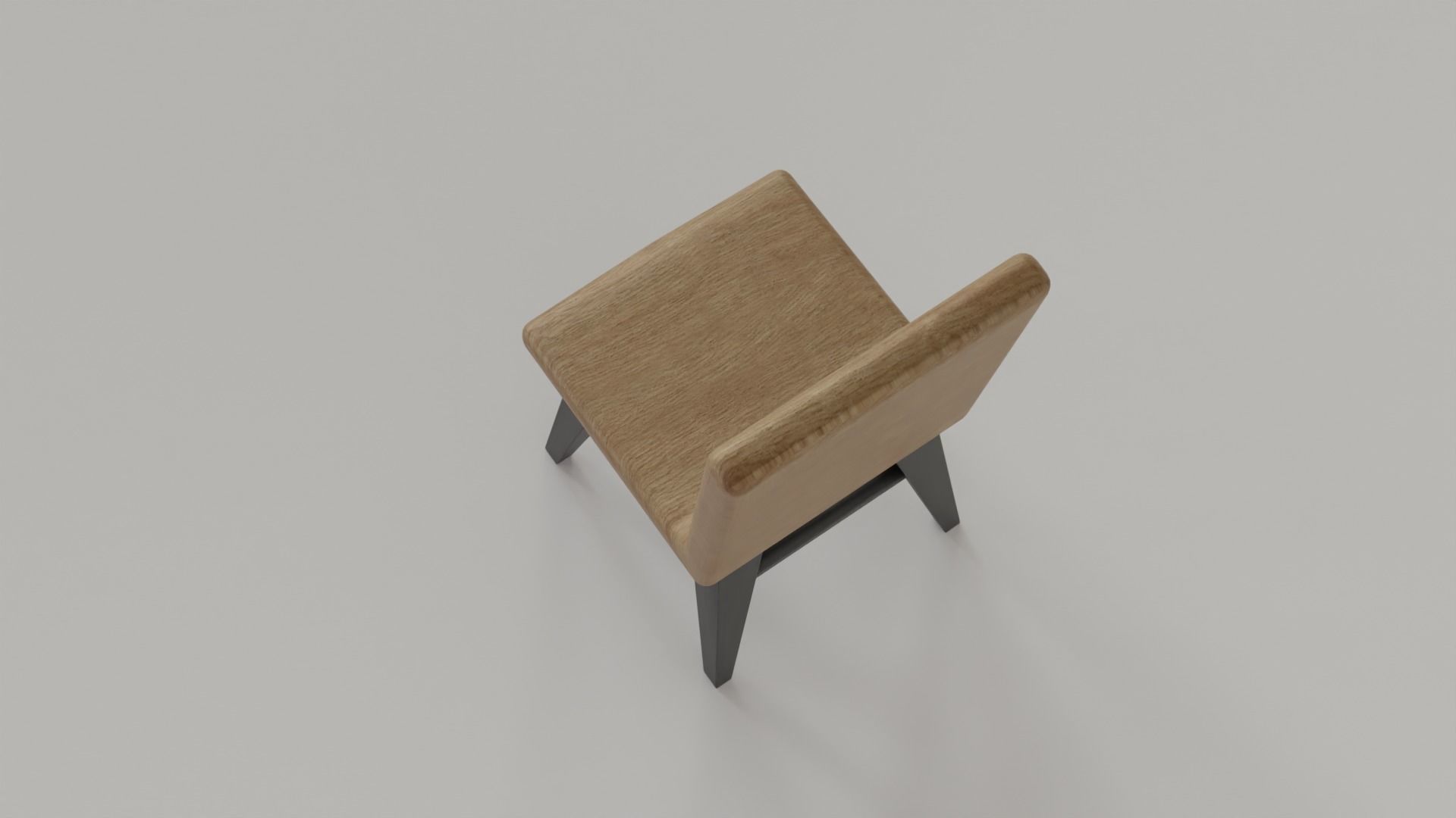 Modern Chair Game ready Low-poly 3D model_2