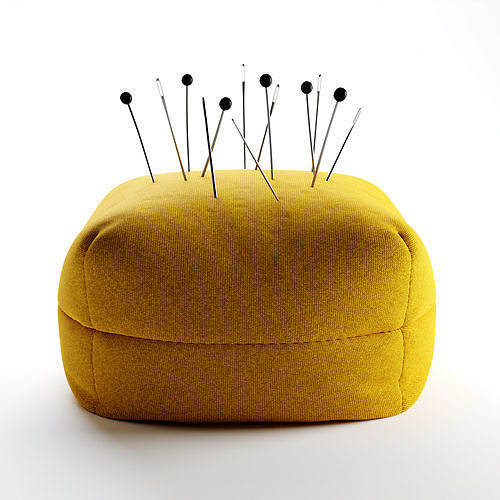 Pincushion pin cushion 3D model