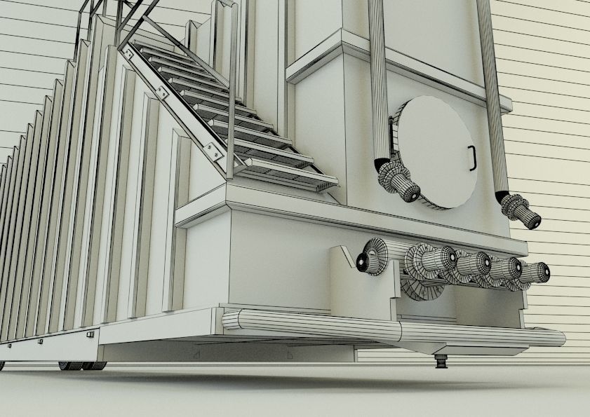 Frac Tank trailer model 3D model | CGTrader