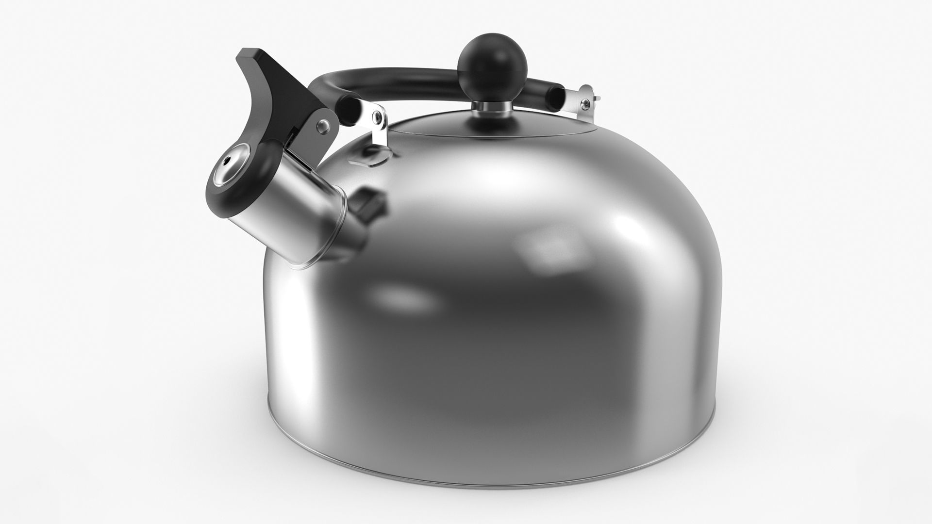 Classic Kettle 3D model_1