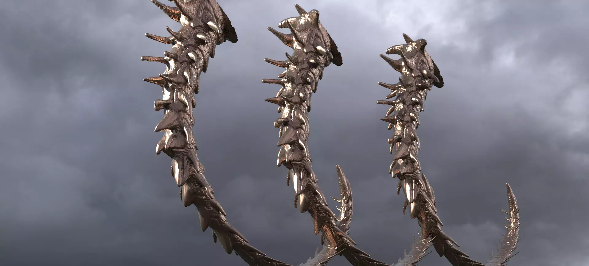 Armageddon Dragon Tail 2  3D model_0