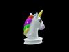 Unicorn head lamp 3D model_1