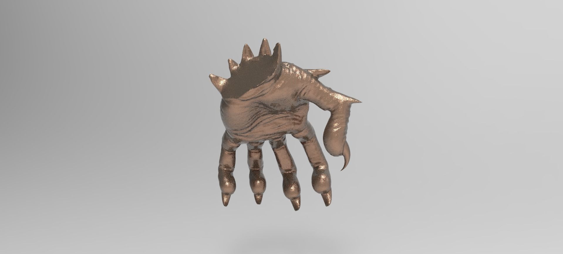 Halloween Hand 1 3D model_2