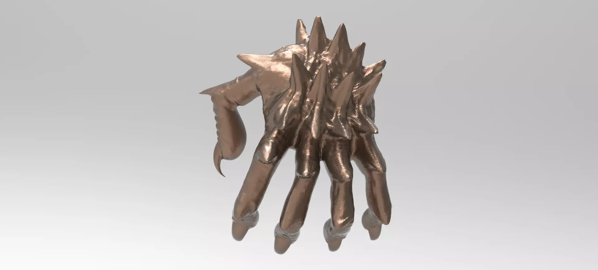 Halloween Hand 1 3D model_0