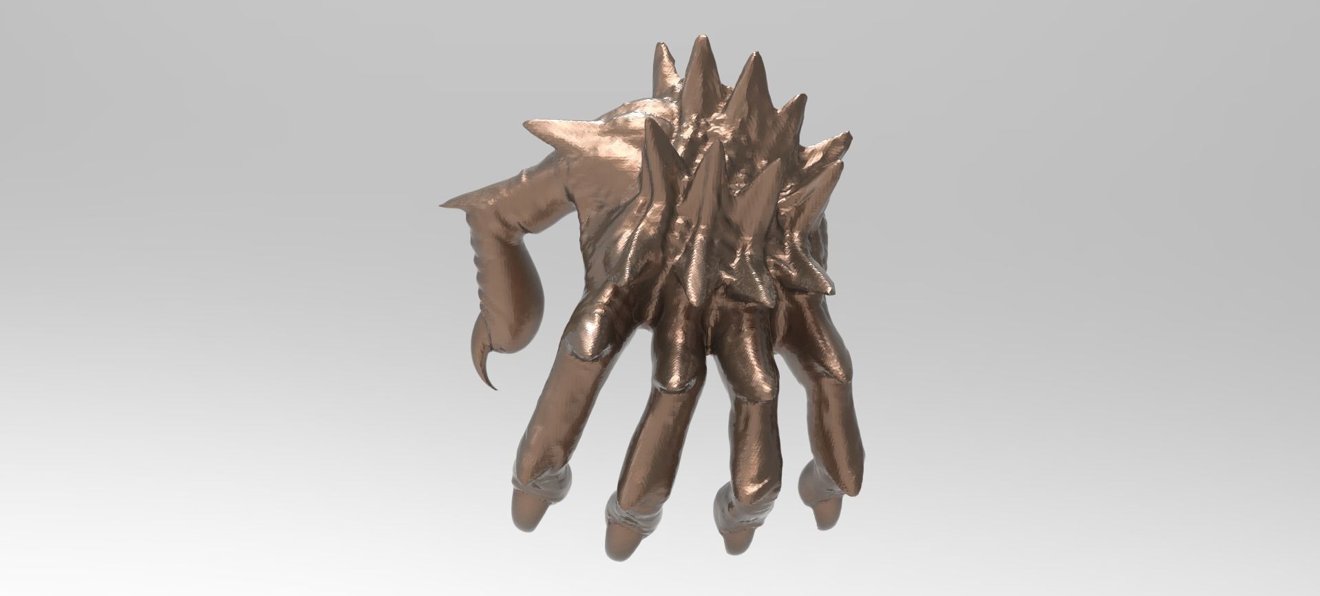Halloween Hand 1 3D model_1