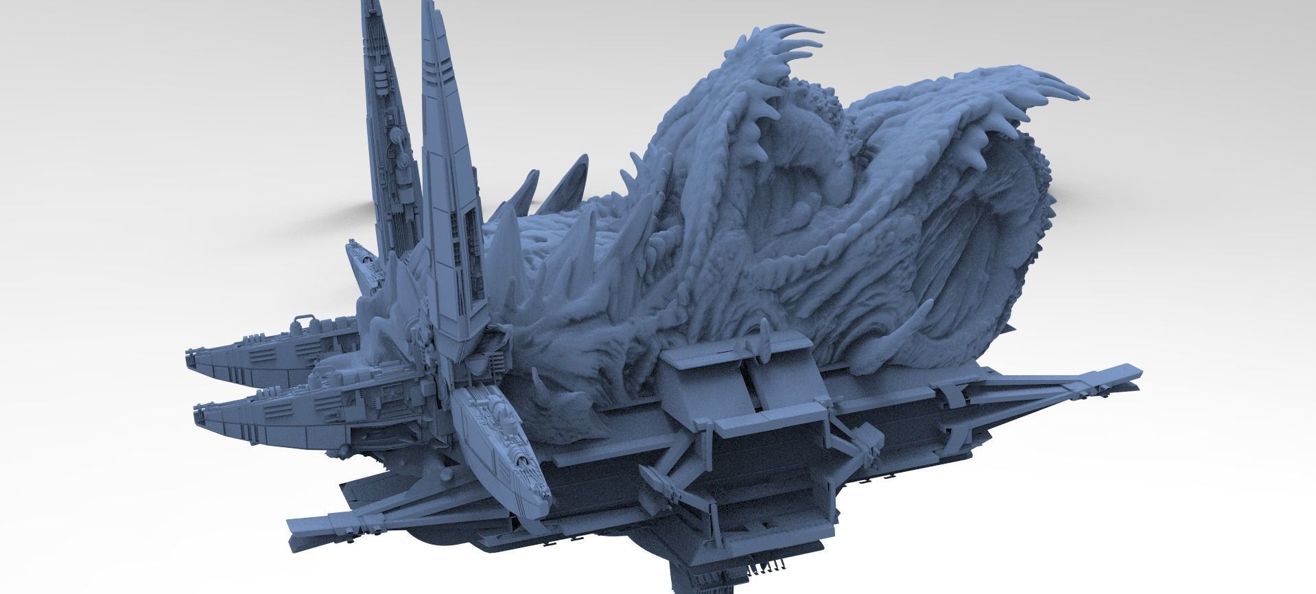 Genma Airship 1 3D model_1