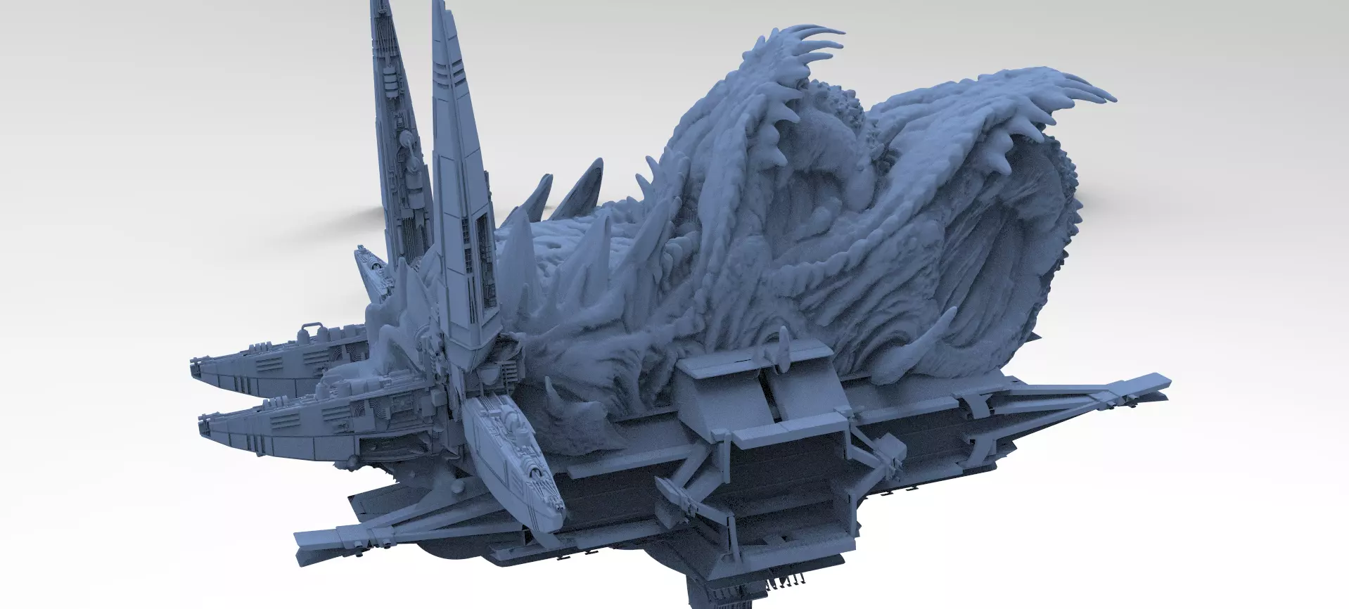 Genma Airship 1 3D model_0