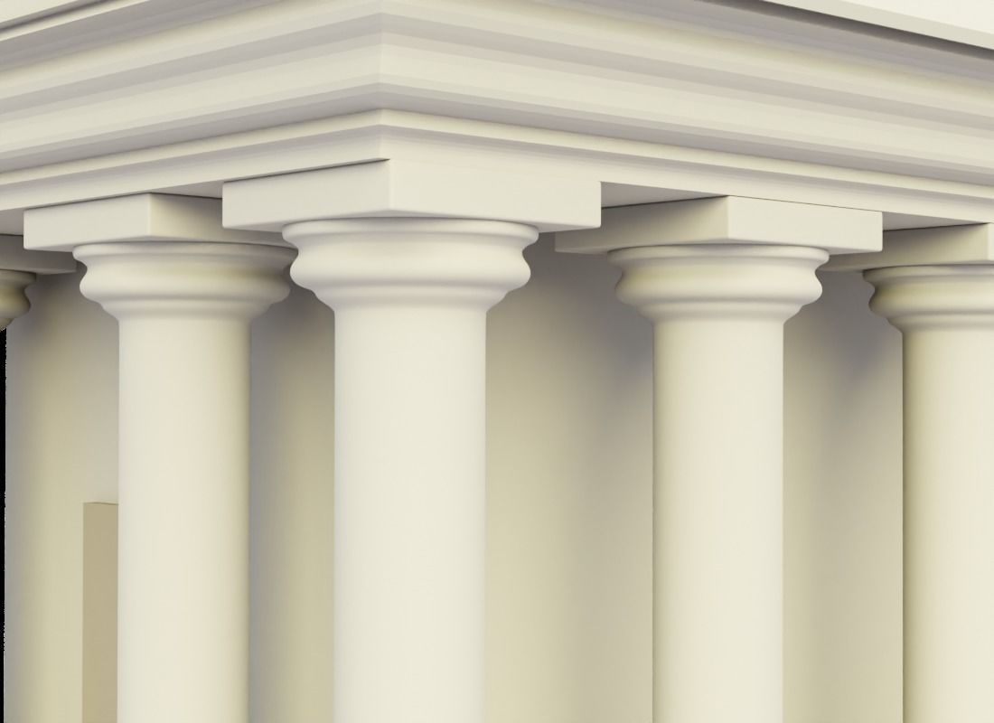 3D Game ready Bank Illustration Cartoon Model Low-poly 3D model_5