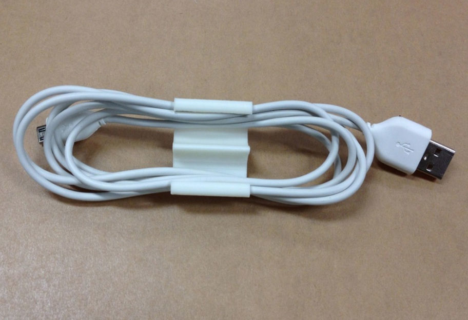 Phone Cord Clip 3D print model_1