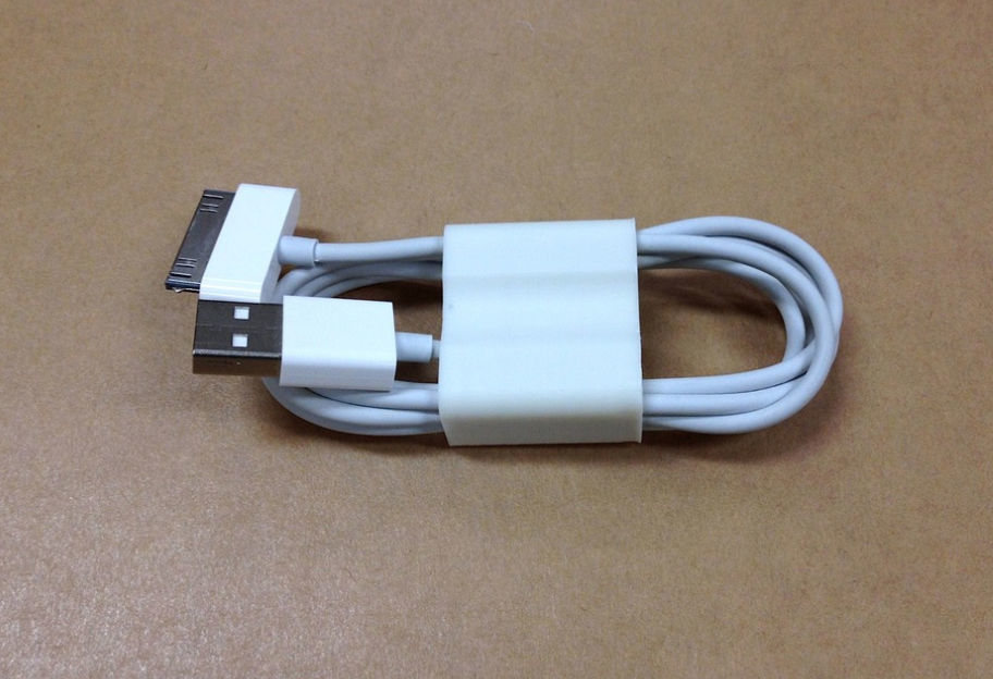 Phone Cord Clip 3D print model_2