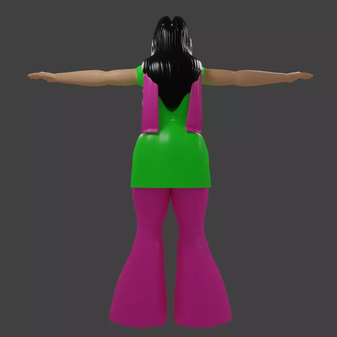 Indian Female 3D Model 3D model_0