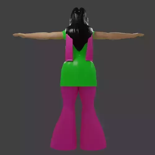 Indian Female 3D Model 3D model