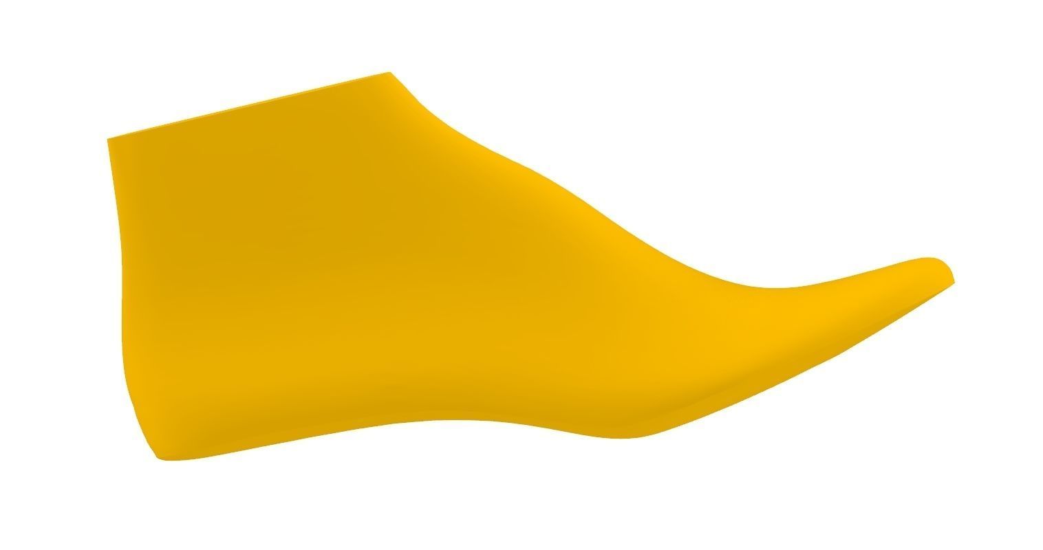 Technical Female Shoe Last  3D print model_3