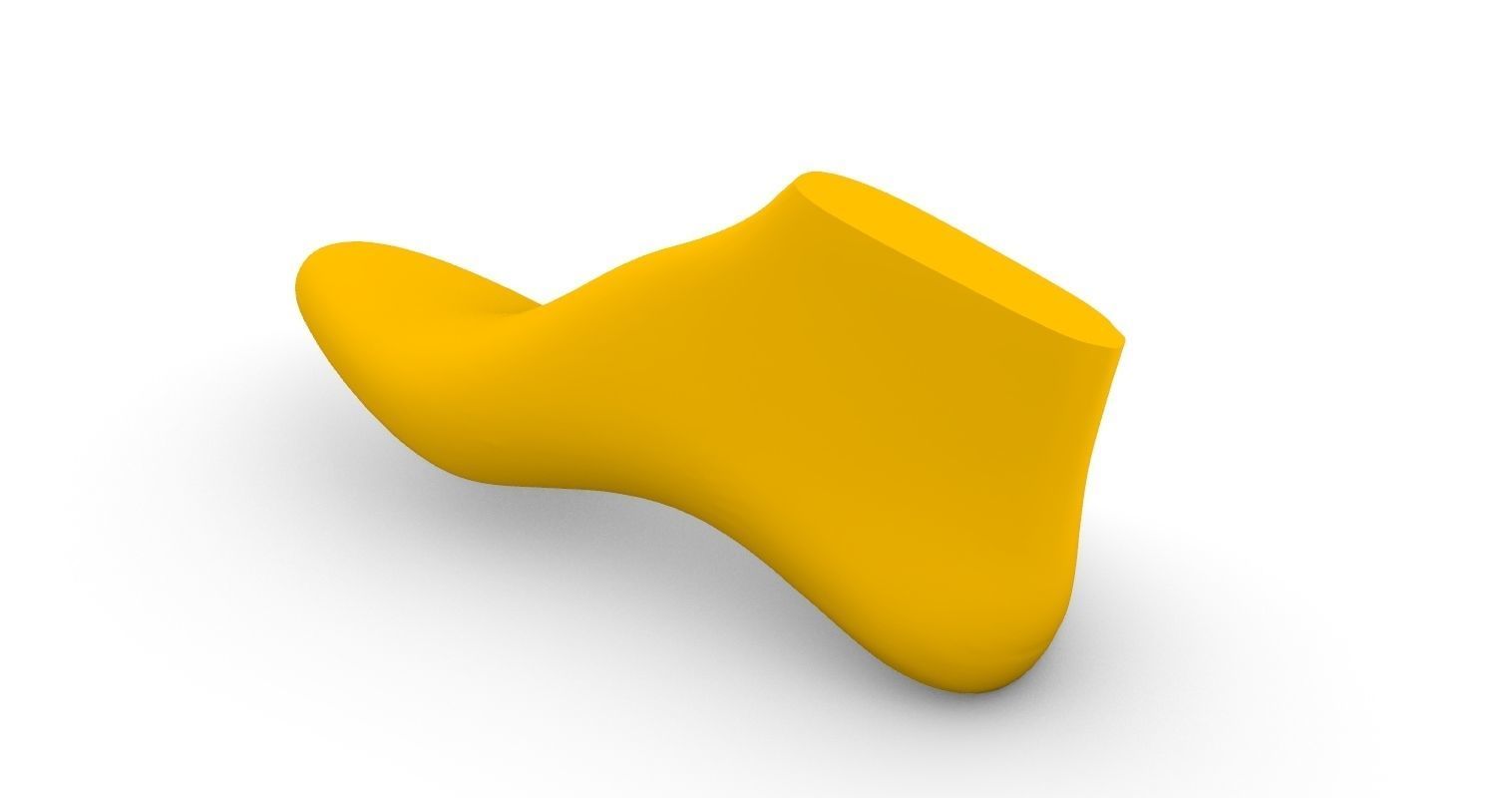 Technical Female Shoe Last  3D print model_1
