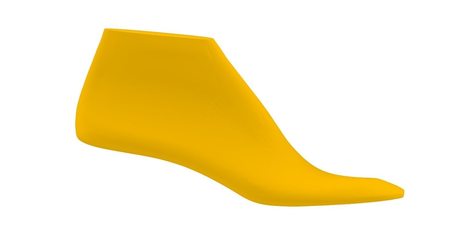 Technical Female Shoe Last  3D print model_2