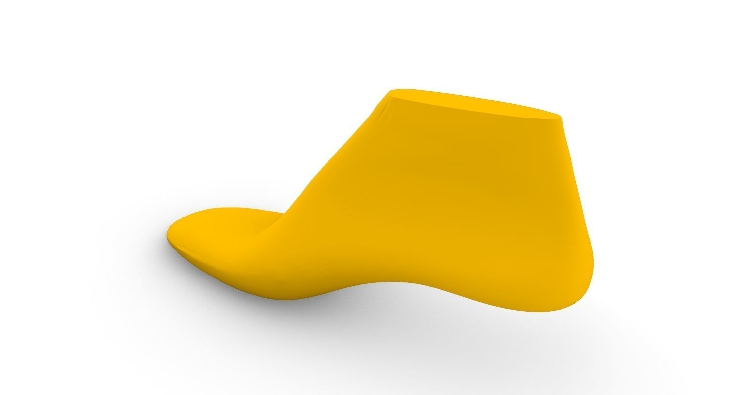 Technical Female Shoe Last  3D print model_1