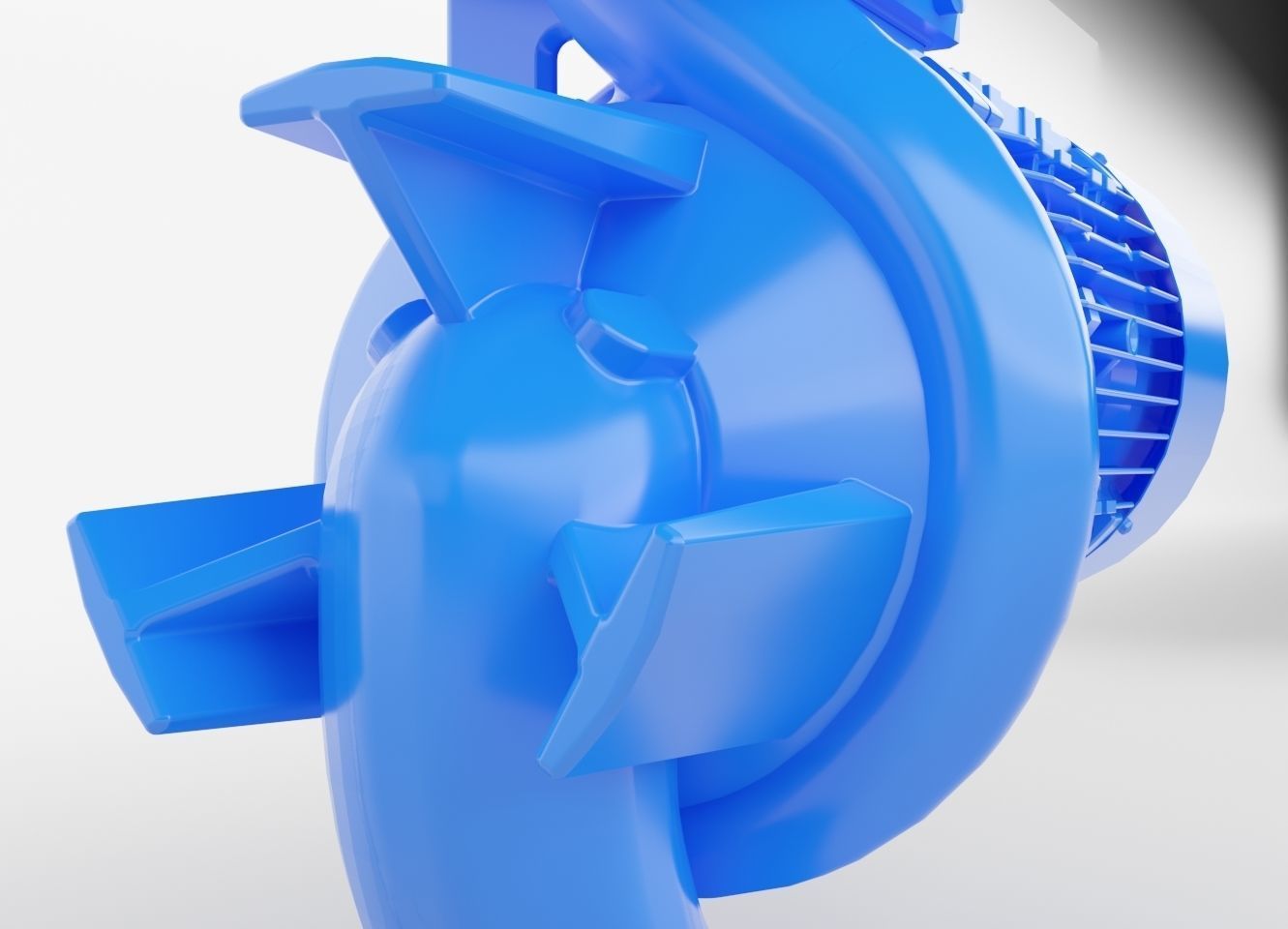 Centrifugal Pump with AC motor 3D model_7