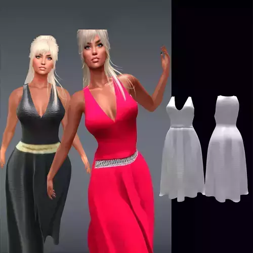 VESTIDO 2 dress on mannequin