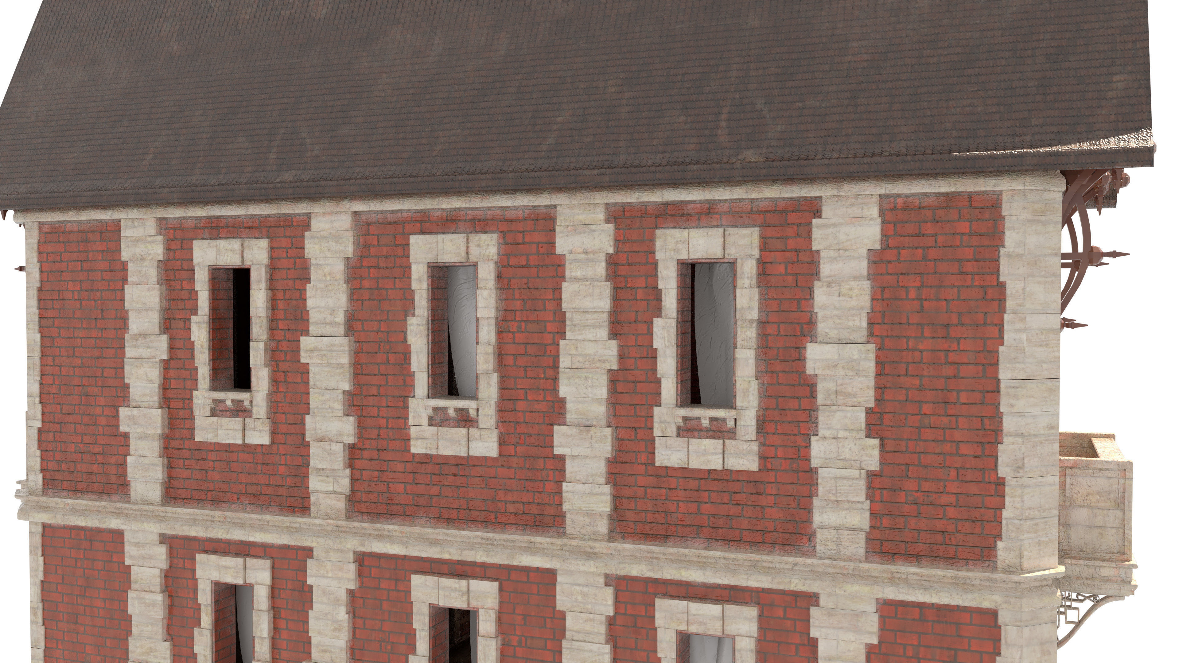 Victorian House 3D model_9