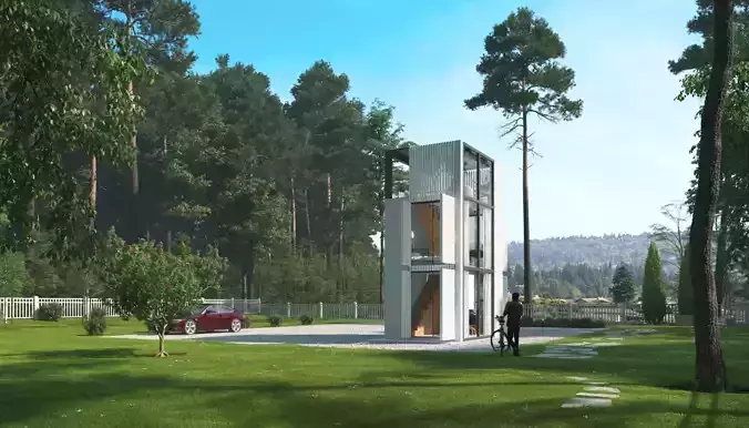 3x4m Small Modern House 