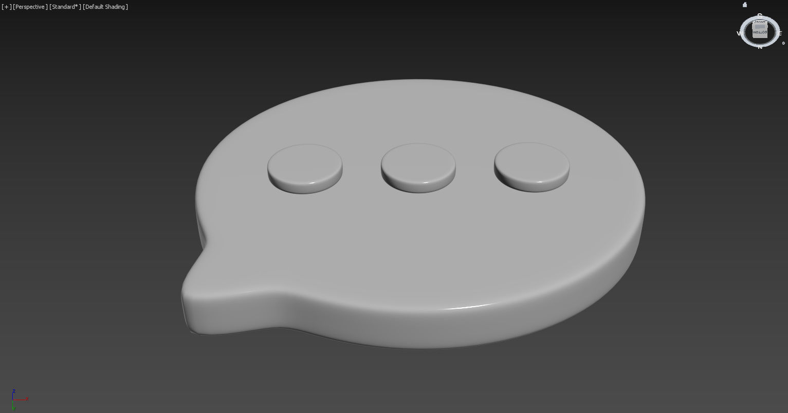 chat icon 3D model_3