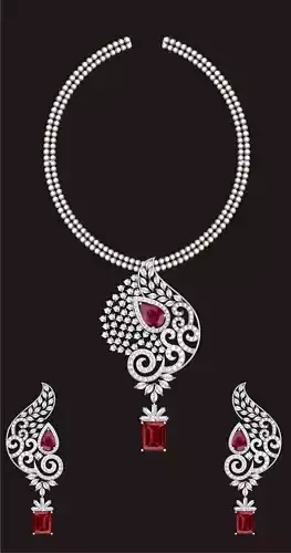 Women Earrings Pendant Set