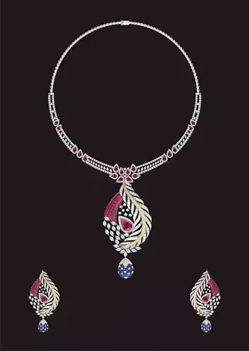 Women Earrings Pendant Set