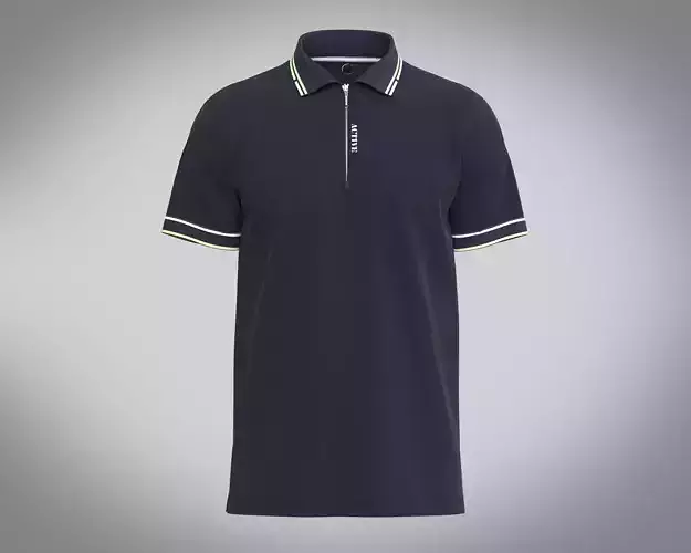 Mens Blue Polo Shirt