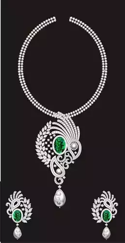 Women Earrings Pendant Set