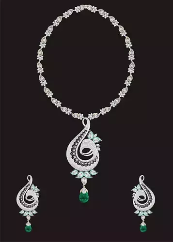 Women Earrings Pendant Set