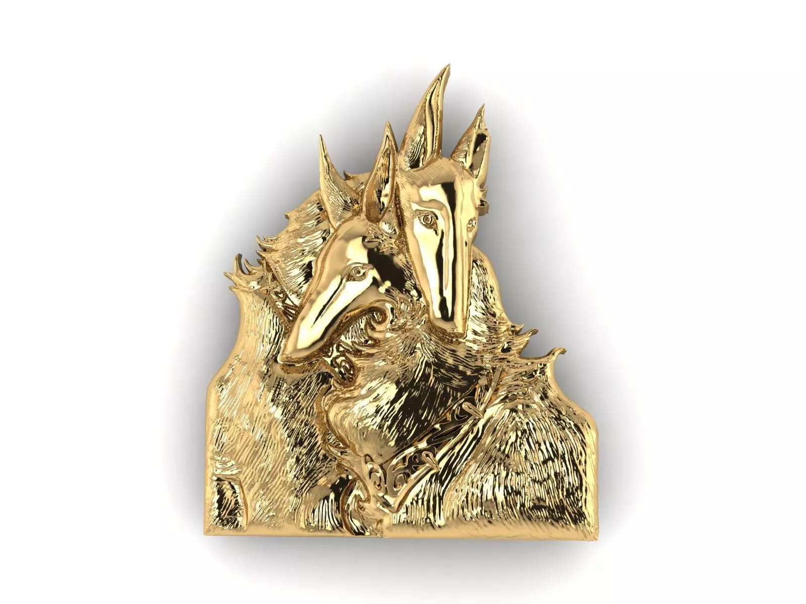 print dog pendant 3D print model_0