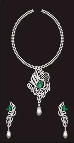 Women Earrings Pendant Set