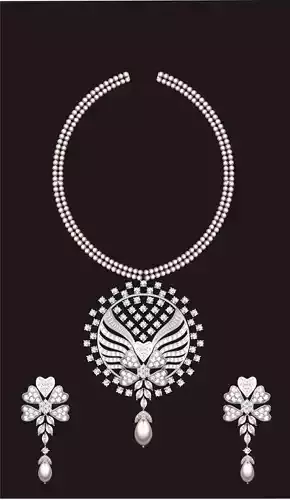 Women Earrings Pendant Set