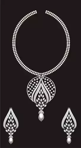 Women Earrings Pendant Set