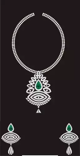 Women Earrings Pendant Set