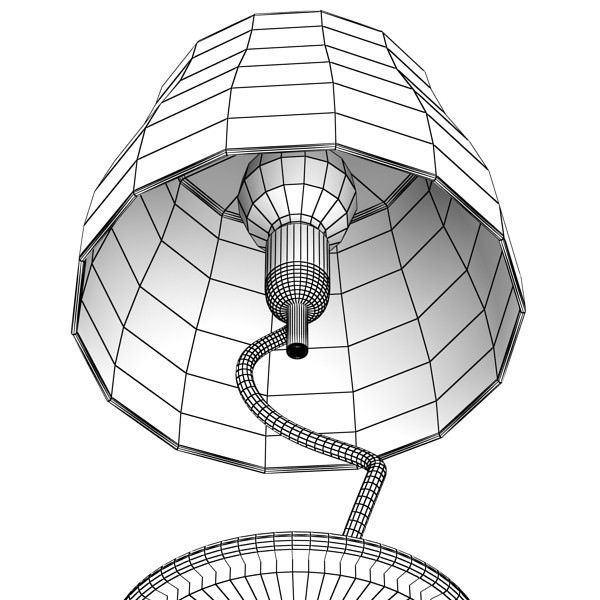 Modern Table Lamp 02 Circle T 28 3D model_9