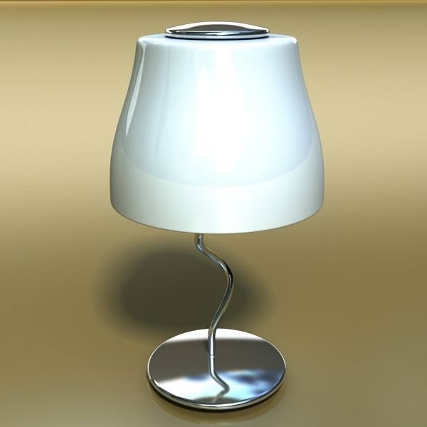 Modern Table Lamp 02 Circle T 28 3D model_2