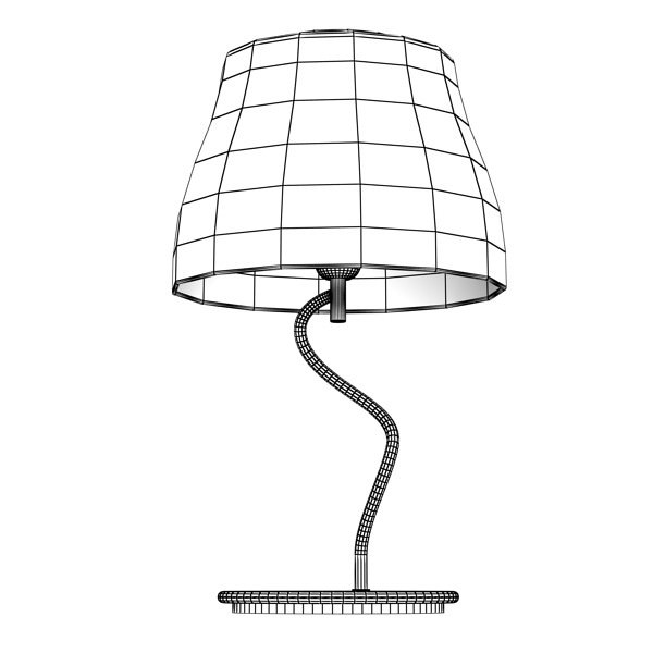 Modern Table Lamp 02 Circle T 28 3D model_8