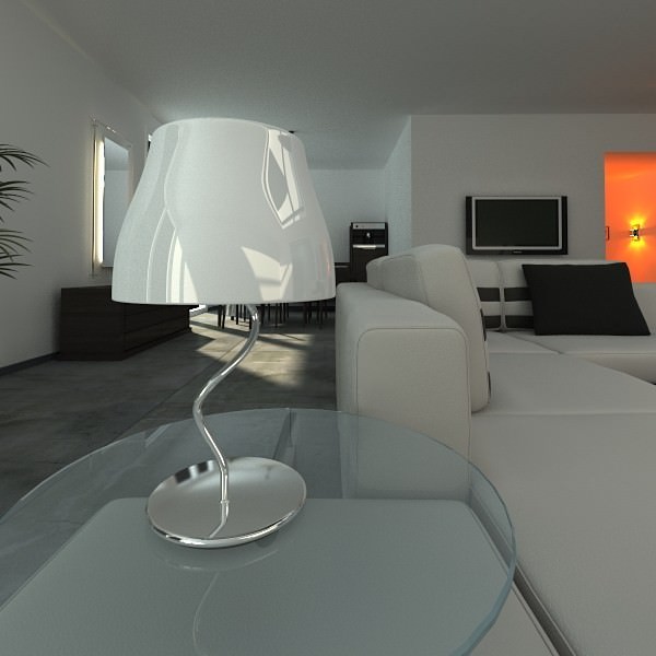 Modern Table Lamp 02 Circle T 28 3D model_6