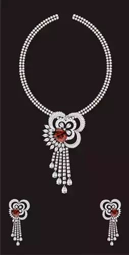 Women Earrings Pendant Set