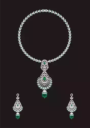 Women Earrings Pendant Set