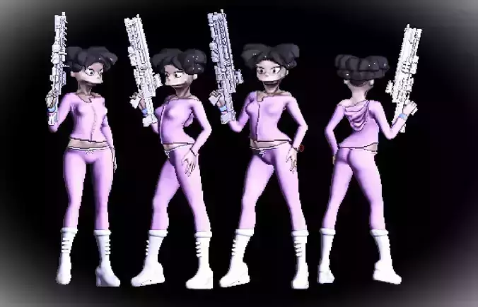 3d print model of amy wong futurama stl interpretation 