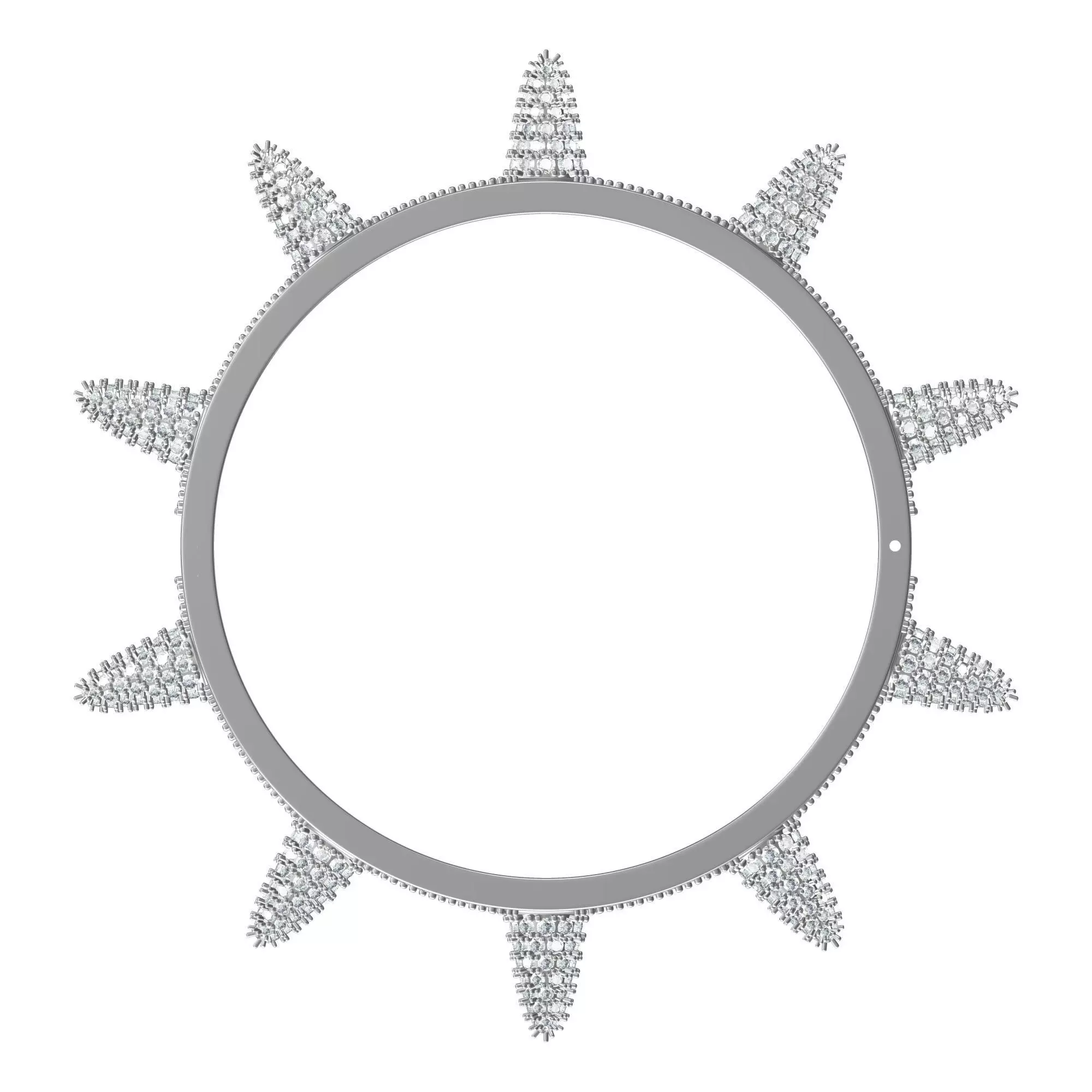 Rivet Stud Bracelets Hip Hop 3D print model_0